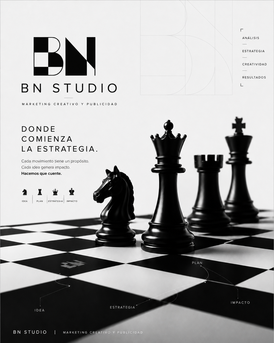 Afiche de referencia de BN Studio